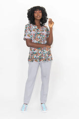 All Over - Women - Blouse Elastane with Print