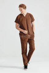 Brown - Men - Scrub Set Classic Flex