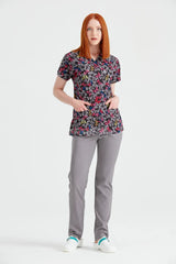 Butterfly Rose - Women - Blouse Elastane with Print