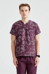 Camouflage Garnet - Men - Blouse Elastane with Print