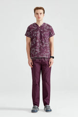 Camouflage Garnet - Men - Blouse Elastane with Print