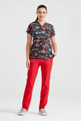 Cardio EKG - Women - Blouse Elastane with Print