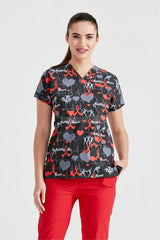 Cardio EKG - Women - Blouse with Print