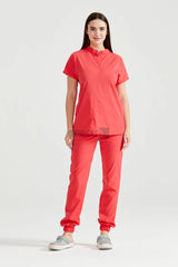 Coral Red - Unisex - Scrub Set Activity