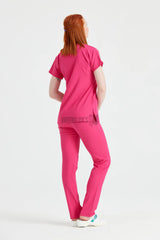 Fuchsia - Women - Scrub Set Classic Flex