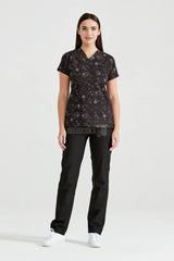 Geometric - Women - Blouse Elastane with Print