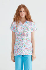 Hearts Various Colors - Women - Blouse with Print