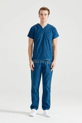Indigo Blue - Men - Scrub Set Classic Flex