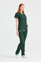 Khaki Green - Women - Scrub Set Classic Flex