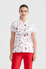 Red Ladybug - Women - Blouse with Print