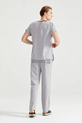Light Grey - Men - Scrub Set Classic