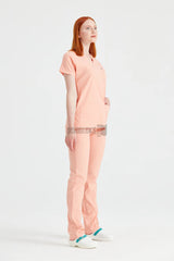 Peach - Women - Scrub Set Classic Flex