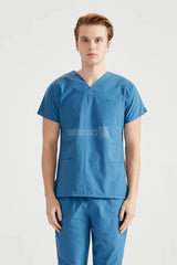 Petrol Blue - Men - Scrub Set Classic