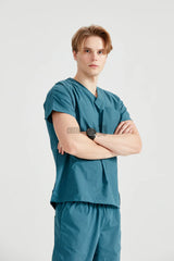 Petrol Green - Men - Scrub Set Classic Flex