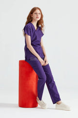 Purple - Women - Scrub Set Classic