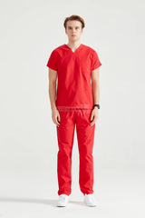 Red - Men - Scrub Set Classic Flex