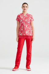 Red Teddy - Women - Blouse with Print