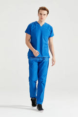 Royal Blue - Men - Scrub Set Classic Flex