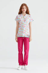 Square - Women - Blouse with Print