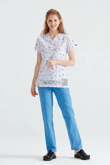 Teeth Lilac - Women - Blouse with Print