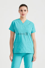Turquoise Green - Women - Scrub Set Classic