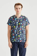 Virus - Men - Blouse Elastane with Print