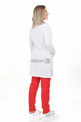 White Lab Coat - Women - Dr. Tunica Long