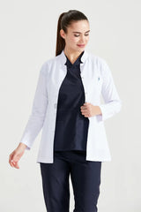 White Lab Coat - Women - Dr. Tunica Short