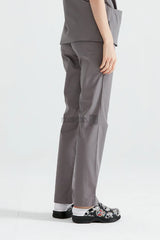 Dark Grey - Women - Trousers Classic