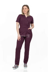 Garnet - Women - Belted Scrub Set Elastane