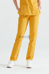 Yellow - Women - Trousers Classic