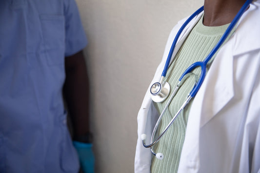 a doctor holding a stethoscope