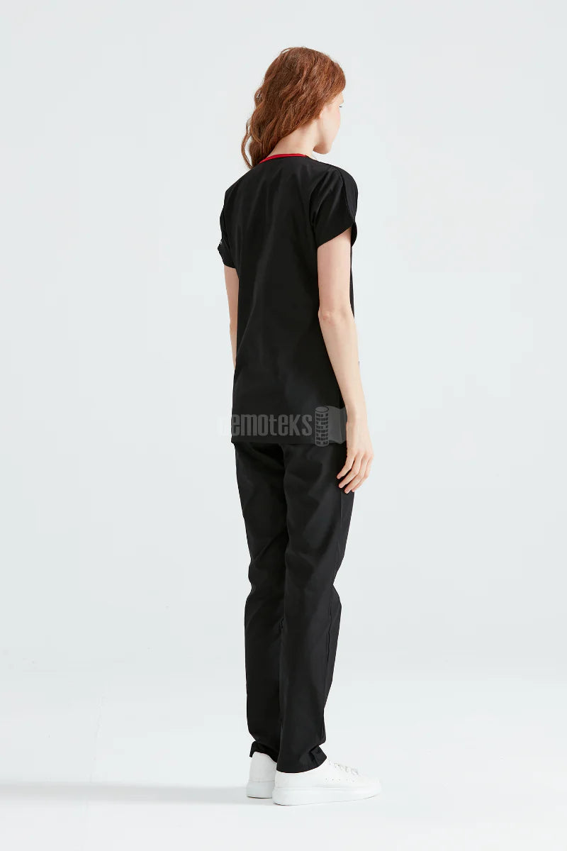 Black - Women - Scrub Set Classic