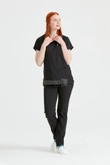 Black - Women - Scrub Set Classic Flex