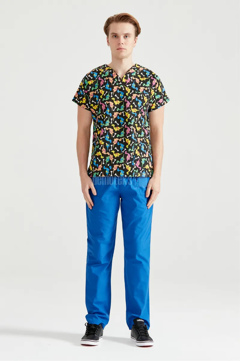 Dinosaur - Men - Blouse with Print