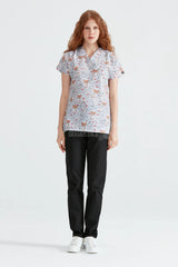 Gray Teddy Bear - Women - Blouse with Print
