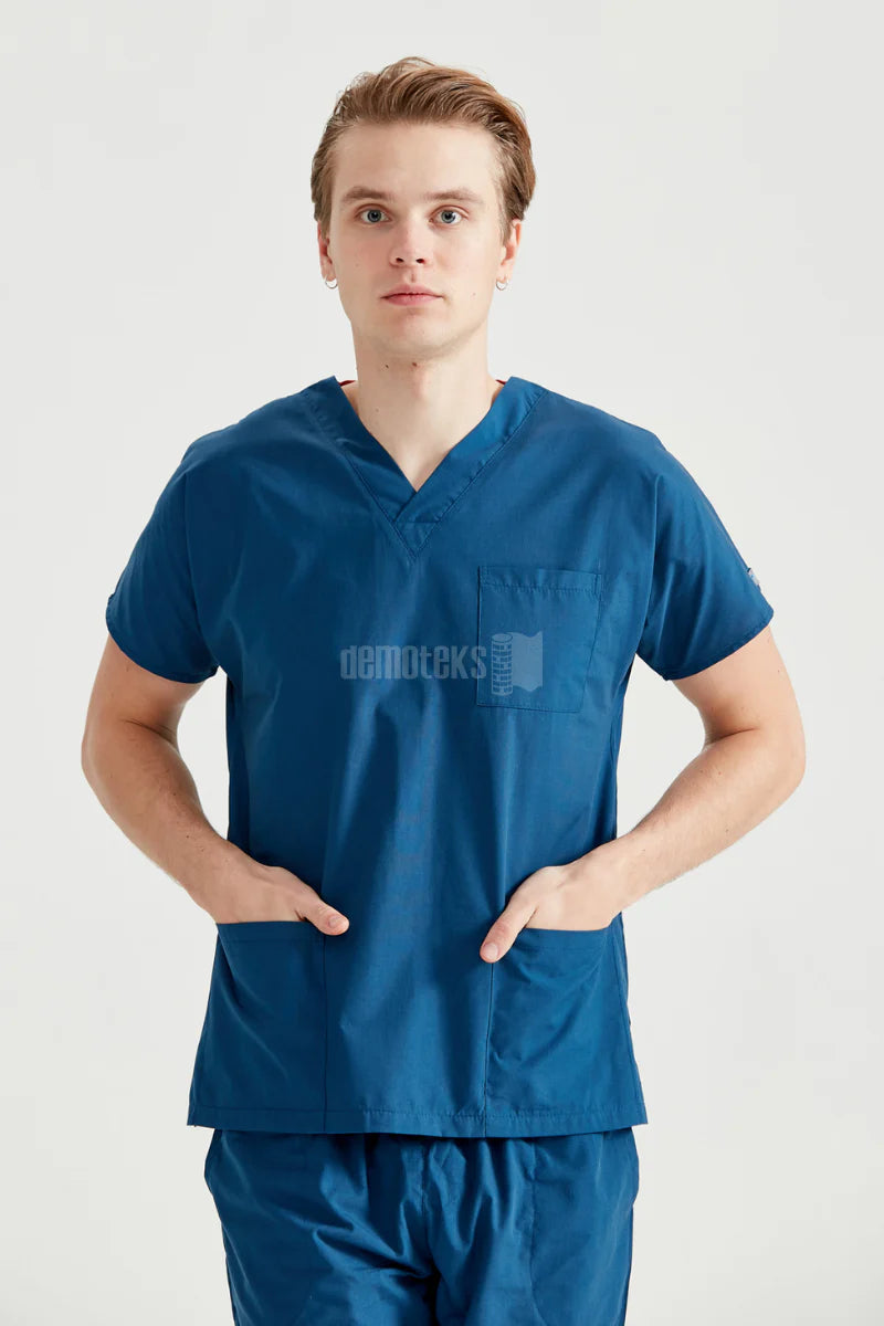Indigo Blue - Men - Scrub Set Classic
