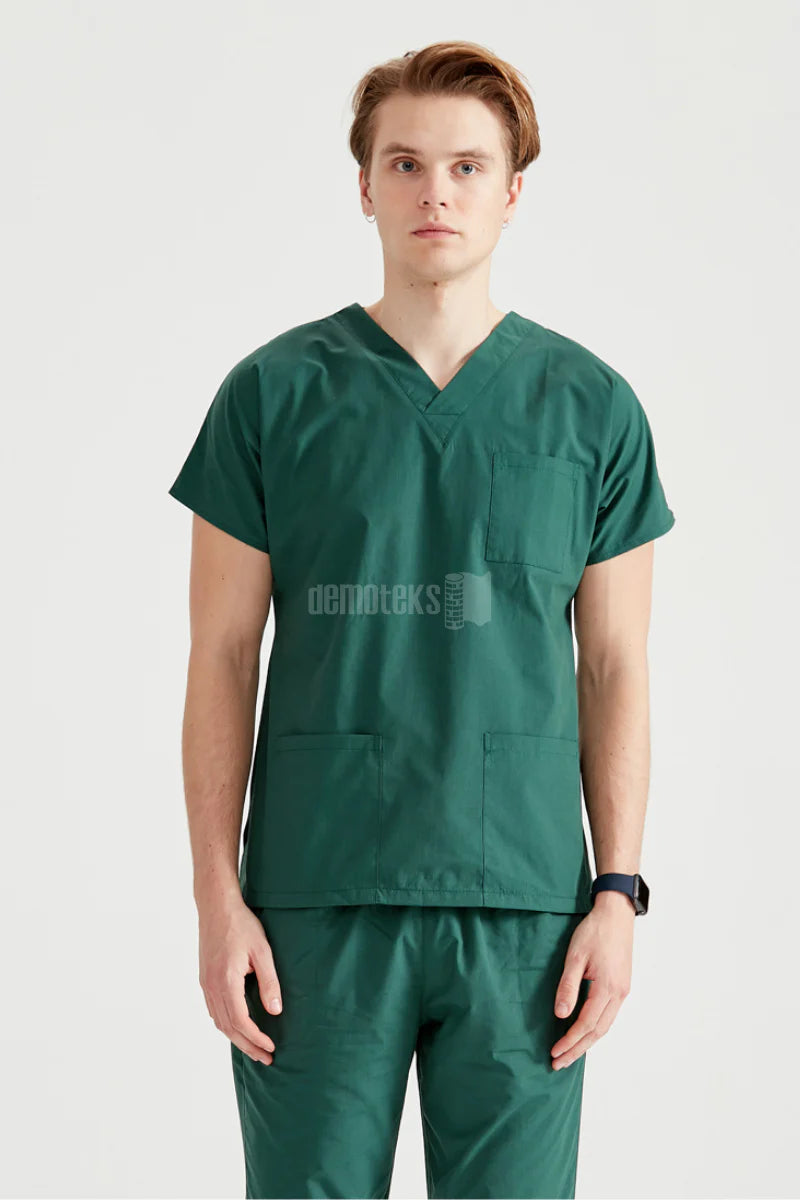 Khaki Green - Men - Scrub Set Classic