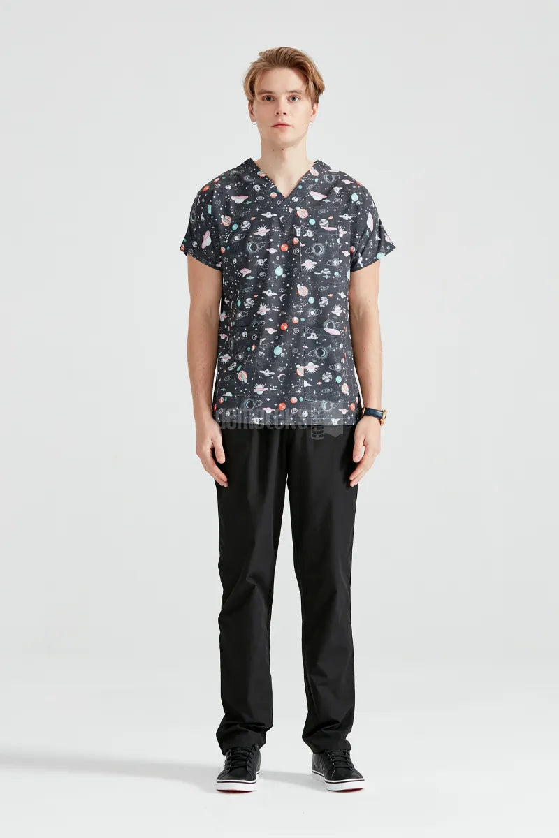 Planets - Men - Blouse Elastane with Print