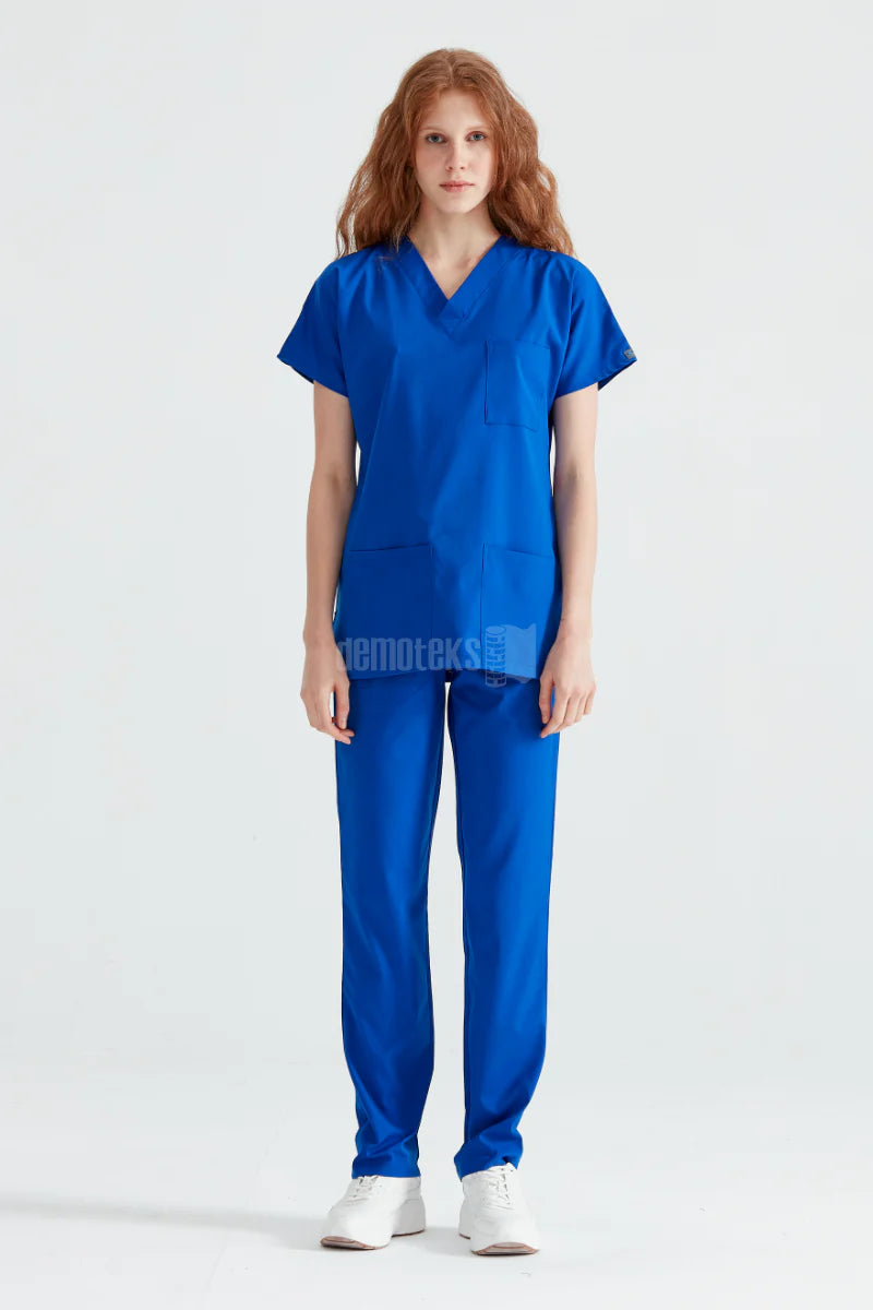Royal Blue - Women - Scrub Set Classic