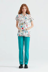 White Ambulance - Women - Blouse Elastane  with Print