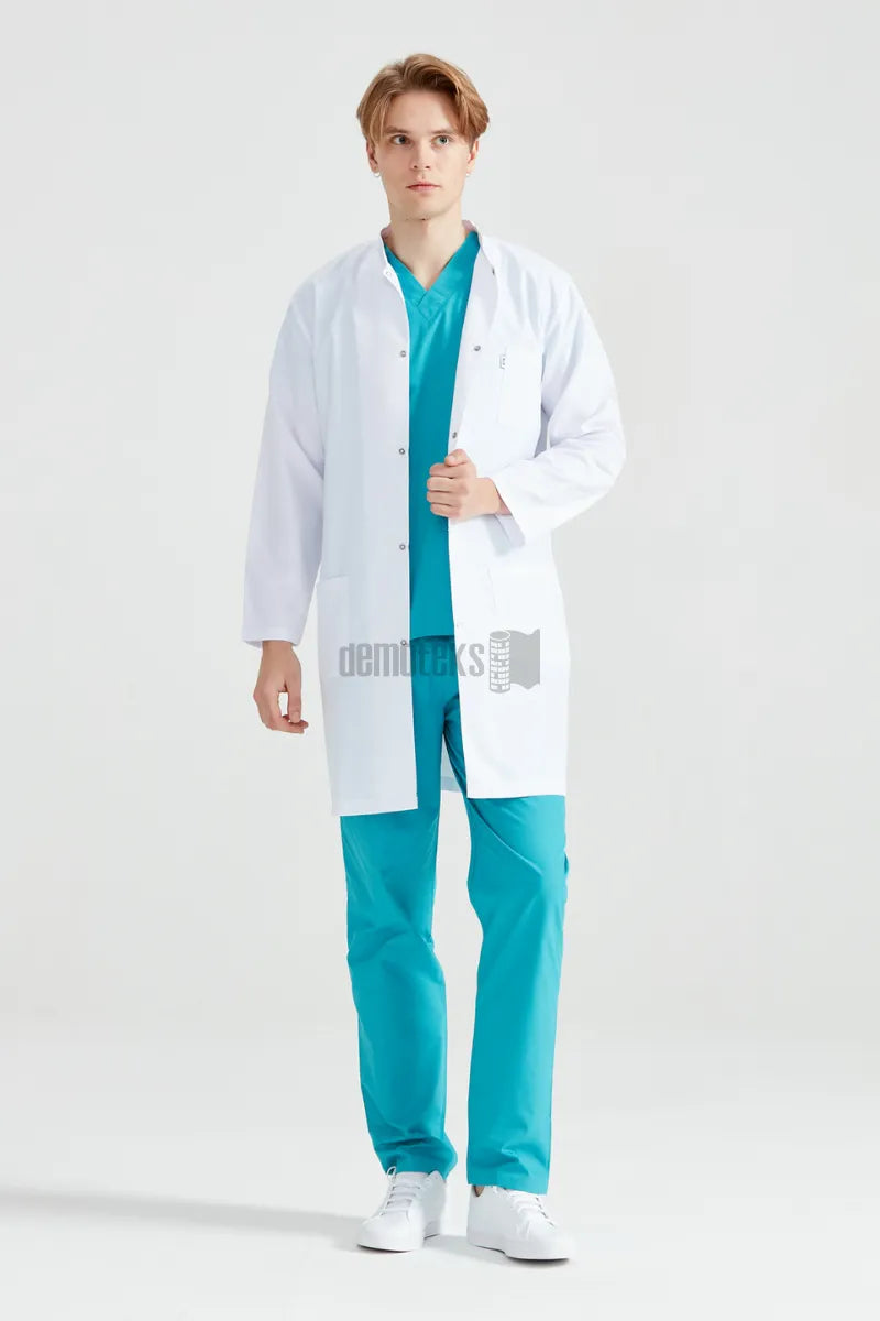 White Lab Coat - Men - Dr. Tunica Long
