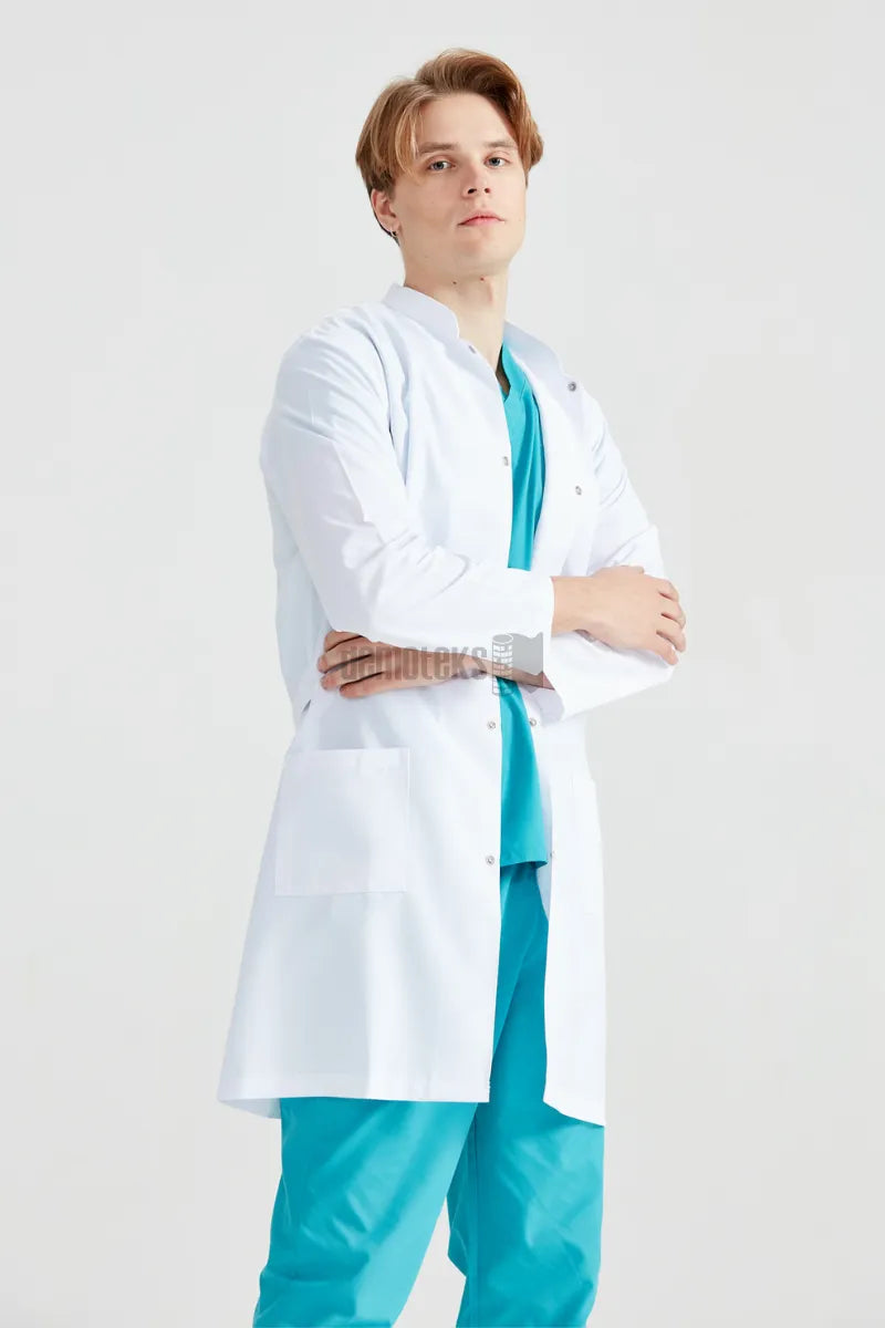 White Lab Coat - Men - Dr. Tunica Long