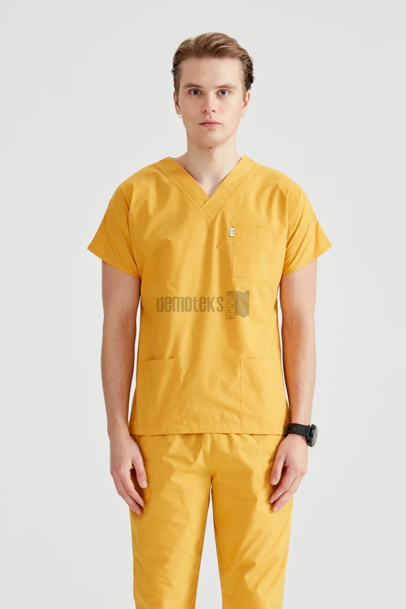 Yellow - Men - Scrub Set Classic