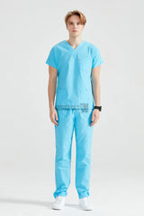 Turquoise - Men - Trousers Classic